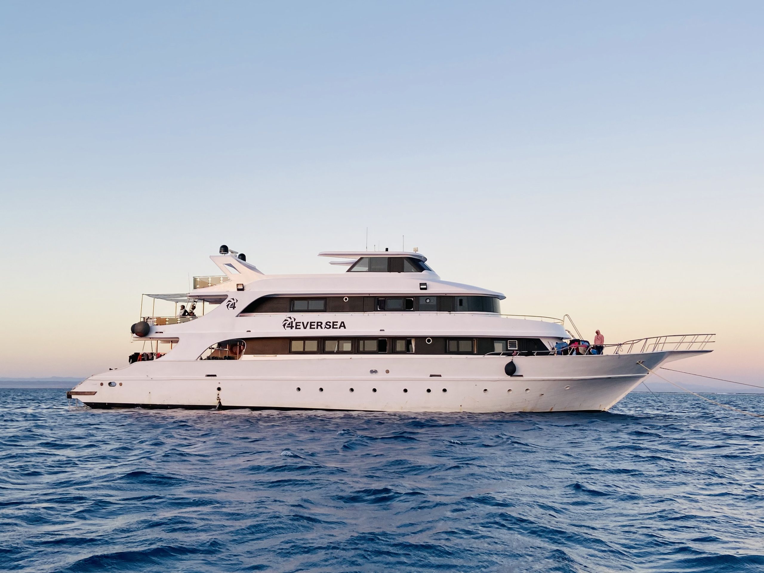 Open deck aboard 4Ever Sea