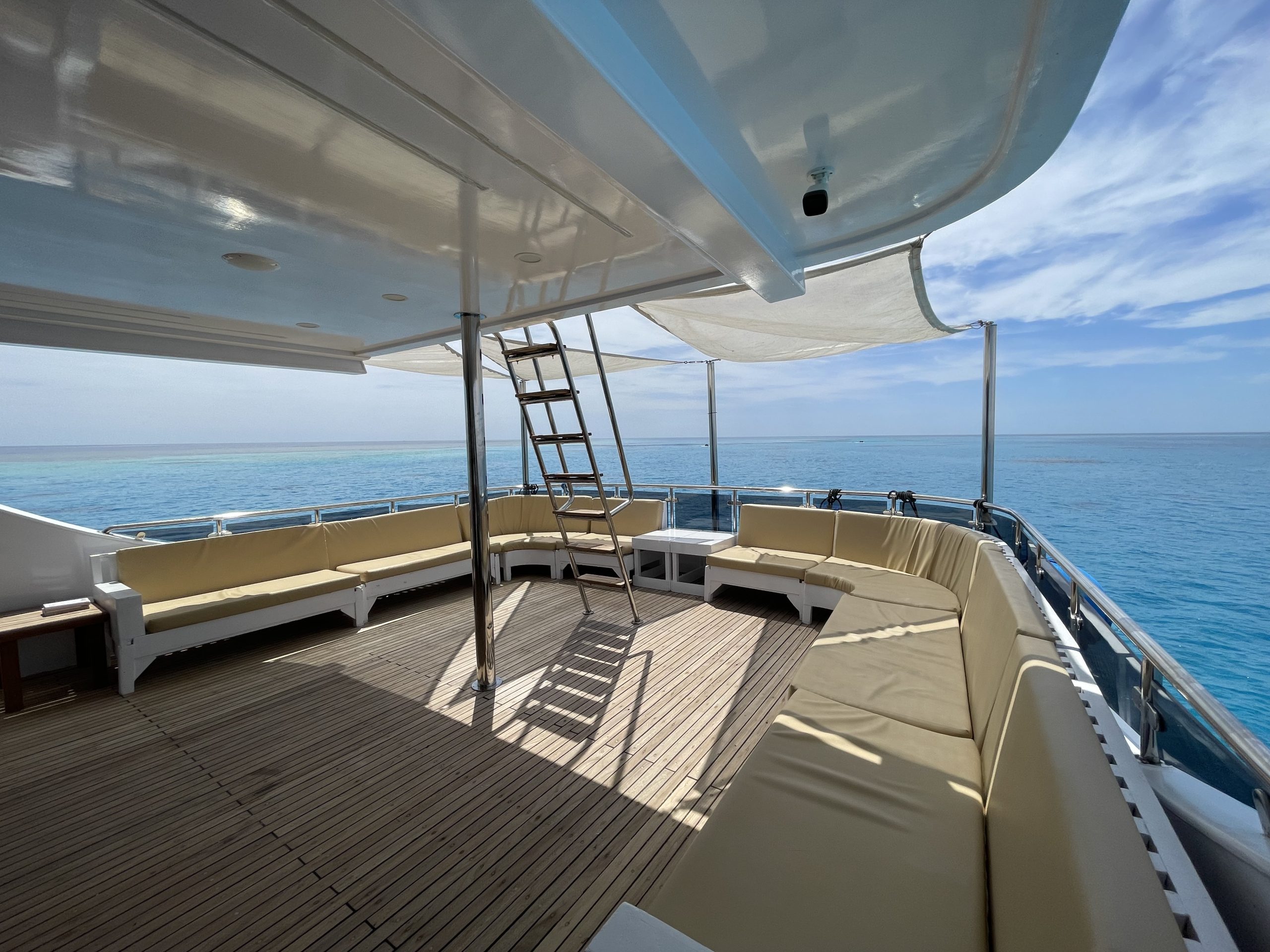 Sun decks aboard 4Ever Sea